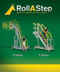 RollAStep COVER 248x300 Rolling Stairs and Work Platforms